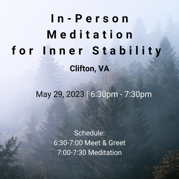 In-Person Meditation with Anshita - Clifton, VA