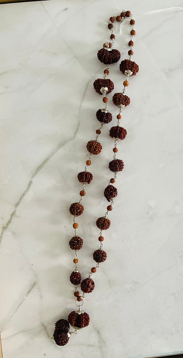 Sarva Siddha Rudraksha Mala (1-16 Mukhi) Small Sized